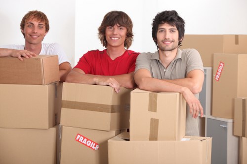 Portable storage unit collection process in Greenwich