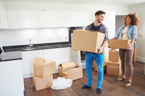 Customer choosing a trusted payment method for storage fees